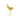 Vintage Martini Glass Charm Pendant in 10 Karat Yellow Gold