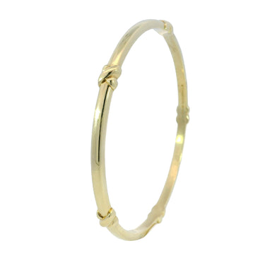 Tiffany & Co. 18K Bangle Italian Made Yellow Gold Fit Size 7.75