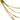 Art Nouveau Long Chain With Dog Clasp 18K Yellow Gold 60" in Length