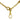 Art Nouveau Long Chain With Dog Clasp 18K Yellow Gold 60" in Length