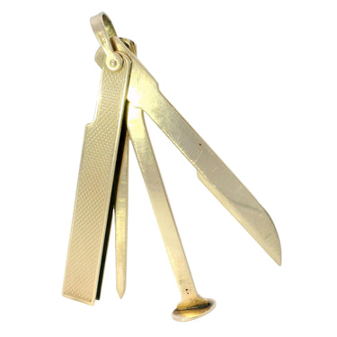 Vintage Tiffany & Co. Pipe Cleaner Tool 14K Yellow Gold