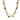 Marco Bicego 3 Strand Multi Gem Necklace 18K Gold Briolette Cut Paradise Design