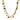 Marco Bicego 3 Strand Multi Gem Necklace 18K Gold Briolette Cut Paradise Design
