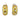 Vintage Diamond Huggie Hoop Earrings 18K Yellow Gold ~0.8ctw VS Diamonds