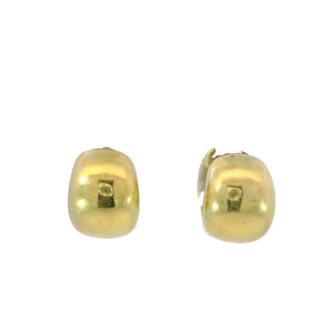 18K Diamond Huggie Hoop Earrings Yellow Gold ~1.7ctw Diamonds
