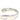 Vintage 18K Emerald Cut Diamond Italian White Gold Ring Size 7