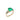 Victorian Emerald Engagement Ring 2.22ct Columbian F1 GIA Ring 14K