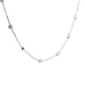 Cartier 18K Love Necklace White Gold Screw Station Motif 15"