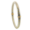 Cartier Créoles Trinity Motif Bangle Bracelet 18K Gold & Steel
