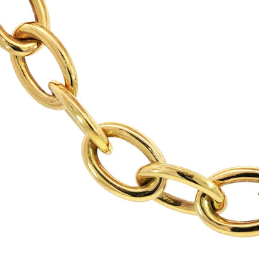 Oval Link Gold Necklace 14K Yellow Gold 18.5" 56.1 Grams