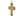 Masriera Plique-a-Jour Enamel Cross Pendant 18K Yellow Gold