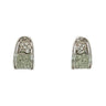 Carrera y Carrera 18K Gold Diamond Earrings Floral Motif Clip On Closure