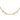 MAZ Horsebit 18K Necklace Diamond Bezel Link 18K Yellow + White Gold 18" Length