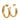 Tiffany & Co. 18K Paloma Picasso Melody Hoop Earrings Yellow Gold