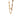 French Art Nouveau Fancy Chain Link Necklace 34 Inches in 18 Karat Yellow Gold