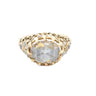 Rare Victorian ~2ct Rose Cut Diamond Engagement Ring in 14 Karat Yellow Gold