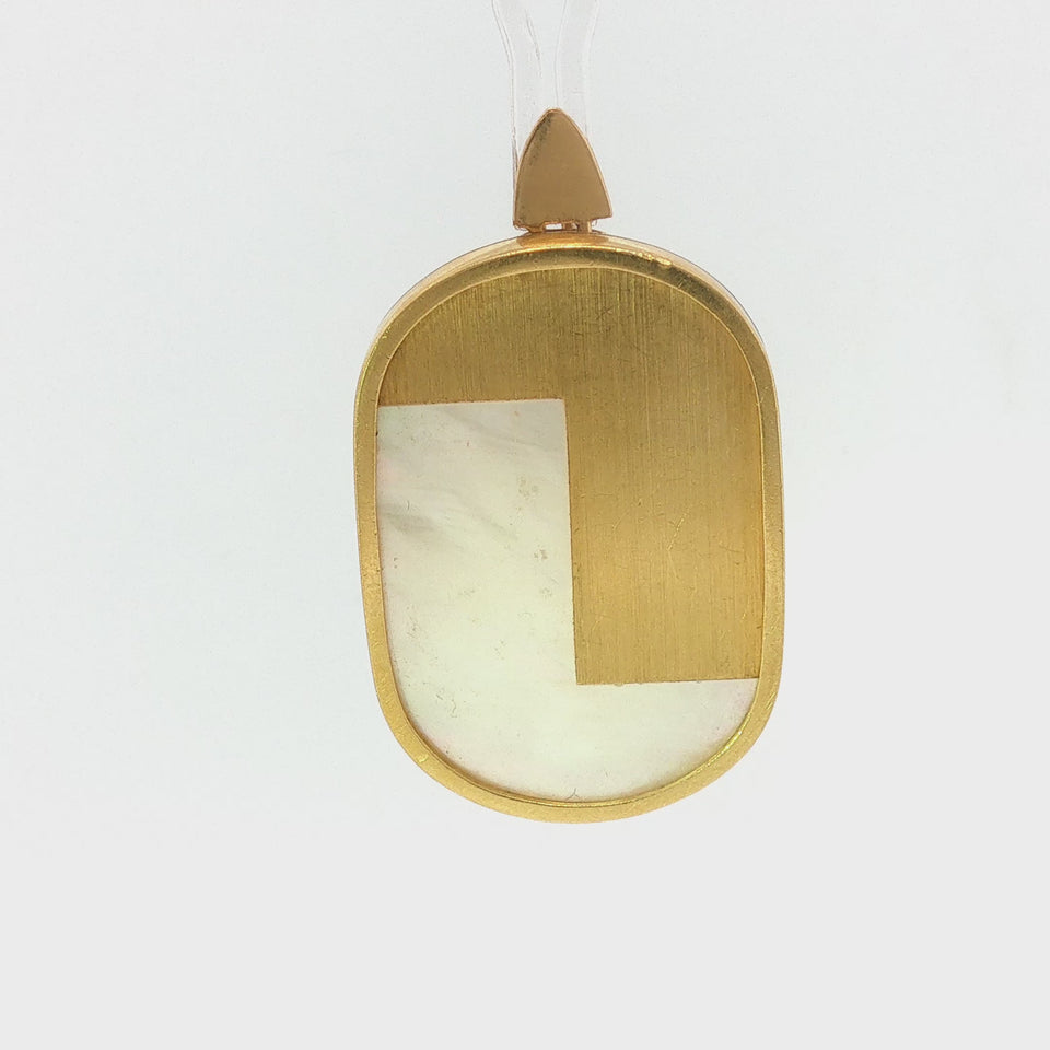 Cartier Ingot Pendant 18K Yellow Gold Vintage Circa 1970s