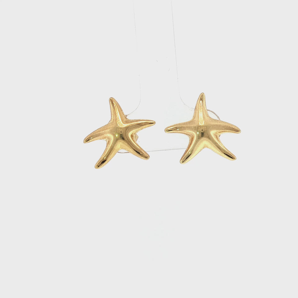 Tiffany & Co. Elsa Peretti Vintage Starfish Stud Earrings