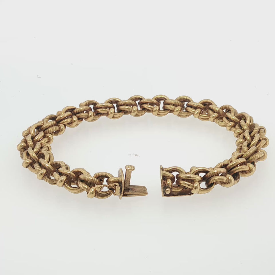 Tiffany & Co. Vintage 18K Bracelet Solid Yellow Gold