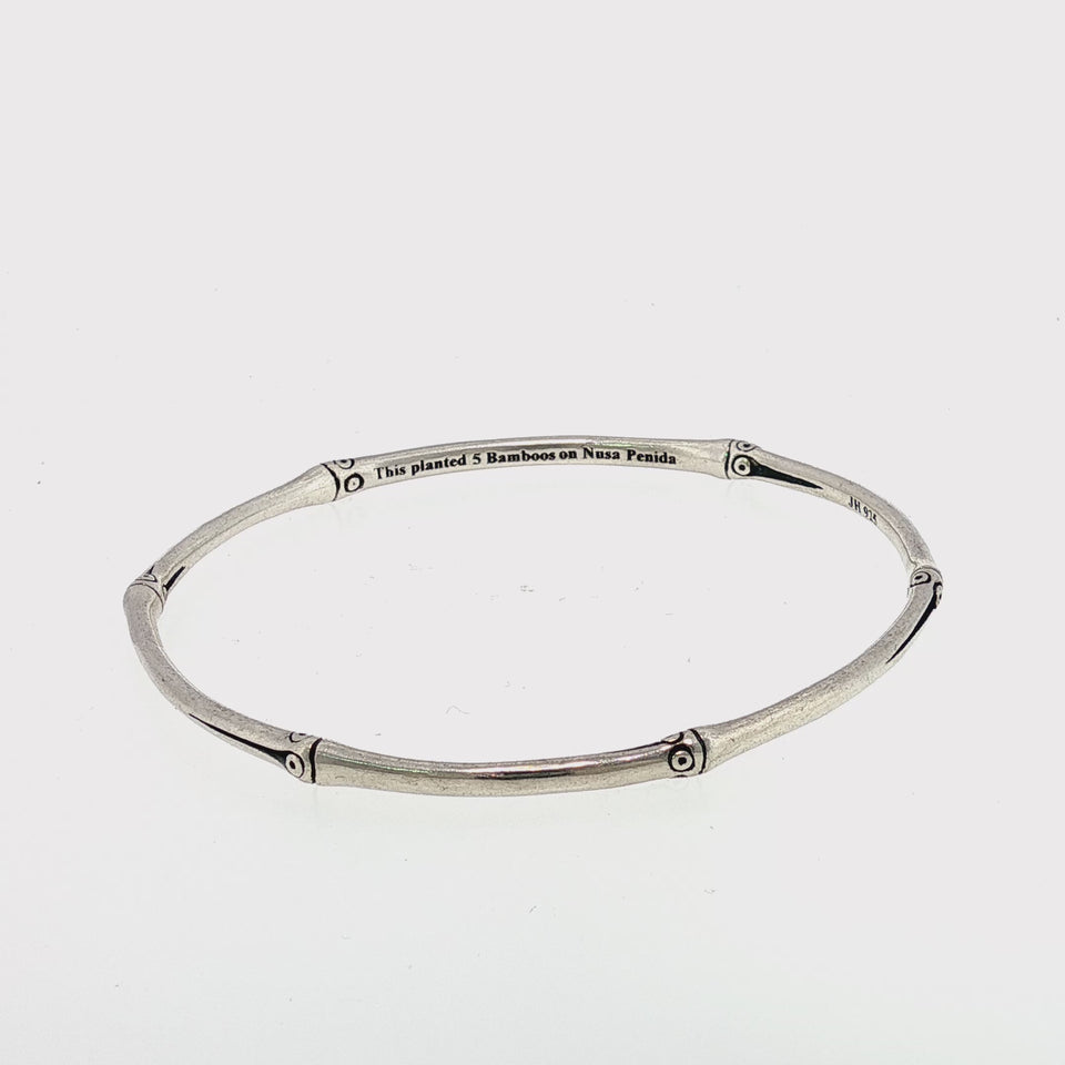 John Hardy Bamboo Bangle Sterling Silver