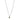 18K Yellow Diamond Halo Pendant Necklace White Gold Diamond Station Chain