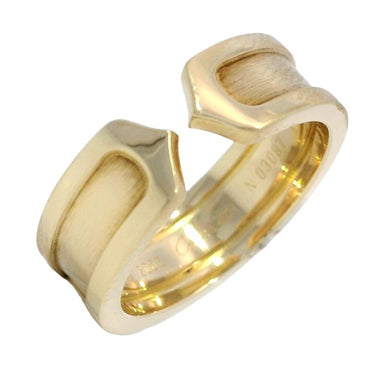 Cartier C De Cartier C2 Ring 18K Yellow Gold Ring Size 5.75