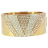 Chimento 18K Diamond Cuff Sunrise Bracelet Heavy Solid Yellow Gold ~11.56ctw