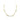 MAZ Horsebit 18K Necklace Diamond Bezel Link 18K Yellow + White Gold 18" Length