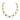 Verdura Toggle Necklace Bracelet Rope Knot Link 18K Yellow Gold 18" Length