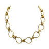 Verdura Toggle Necklace Bracelet Rope Knot Link 18K Yellow Gold 18" Length
