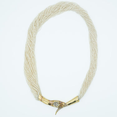 Alvaro Correnti Victorian Revival 18 Karat Gold Snake: Diamonds, Rubies, Pearls