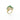 Moderist 18 Karat Kurt Wayne Ring with Emeralds and Diamonds