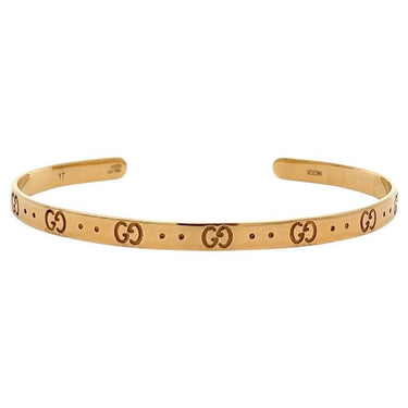 Gucci Icon Bracelet Cuff in 18 Karat Yellow Gold
