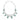 French Art Deco c1930s Platinum with Persian Turquoise Multi Drop Necklace 22ctw
