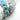 French Art Deco c1930s Platinum with Persian Turquoise Multi Drop Necklace 22ctw