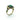 Contemporary 18 Karat Yellow Gold Emerald, Diamond and Onyx Ring