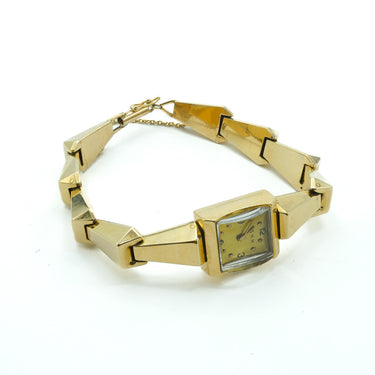 Vintage 14 Karat Yellow Gold Manual Wind Ladies Watch with Blancpain Movement